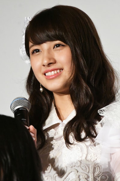 大和田南那。6月30日に東京・お台場シネマメディアージュで開催された、映画「存在する理由 DOCUMENTARY of AKB48」プレミア上映会の様子。