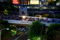 ライブ当日の宮下公園の様子。