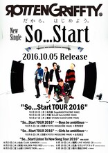ROTTENGRAFFTY「So…Start Tour 2016」フライヤー