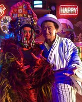 「ヨシ子さん」ミュージックビデオ撮影時の様子。