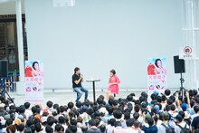 大原櫻子「V」リリース記念イベントの様子。（撮影：田中聖太郎）