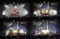 ステージ中央に吸い込まれていく白幕。