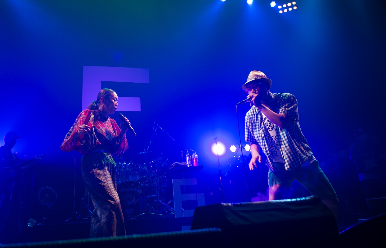 左からPUSHIM、AFRA。 （Photo by cherry chill will）