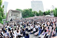 THE BAWDIES「SHOUT OUT LOUD！」東京・日比谷野外大音楽堂公演の様子。（Photo by RUI HASHIMOTO[SOUND SHOOTER]）