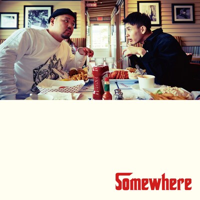 C.O.S.A.×KID FRESINO「Somewhere」ジャケット