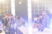 ライブパートの収録の様子。