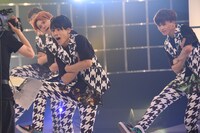 ライブパートの収録の様子。