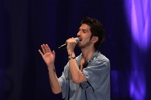 「MUSIC FAIR」出演時の平井堅。 (c)フジテレビ