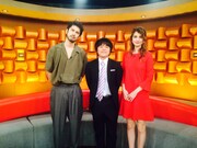 左から平井堅、バカリズム、マギー。 (c)日本テレビ