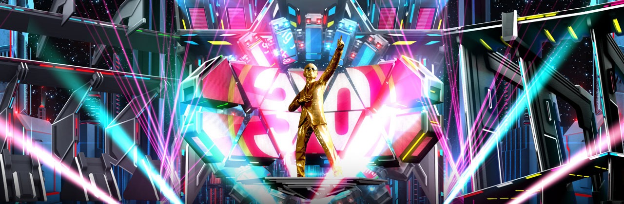 「ウルトラダンシングタモリ」映像イメージ