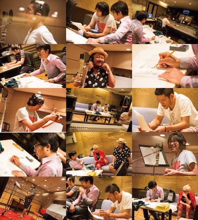 THE HUMAN BREATHSレコーディングの様子。