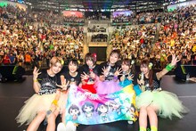 i☆Ris結成4周年記念イベント「foooour」昼公演の様子。（Photo by hajime kamiiisaka）