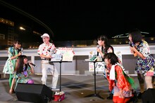 ワクワクさんとロッカジャポニカ。（写真提供：EVIL LINE RECORDS）