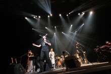 ORIGINAL LOVE「25周年アニバーサリー・ツアー」の東京・昭和女子大学人見記念講堂公演の様子。（撮影：柴田恵理）