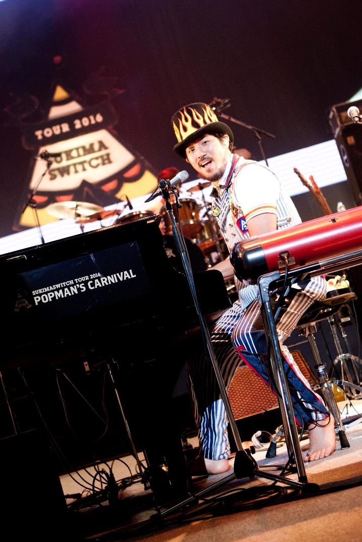 常田真太郎（Piano, Cho, Organ）（撮影：岩佐篤樹）