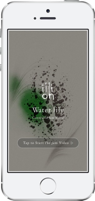 「Water lily」特設サイトスマートフォン版イメージ