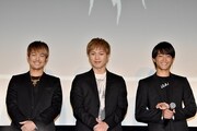 左から今市隆二、登坂広臣、佐藤寛太。