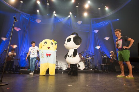 ふなっしーが登場したアンコールの様子。（撮影：樋口涼）