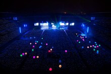 「BUMP OF CHICKEN STADIUM TOUR 2016 "BFLY"」ファイナル公演の様子。（撮影：富永よしえ）