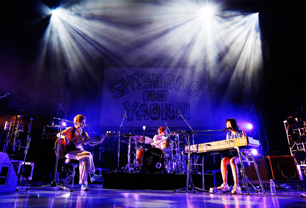 「SHISHAMO NO YAON!!! 2016」夜空編の様子。（撮影：岡田貴之）
