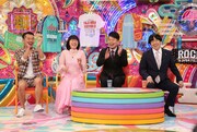 左から藤本敏史（FUJIWARA）、渡辺江里子（阿佐ヶ谷姉妹）、	宮迫博之・蛍原徹（雨上がり決死隊）。 (c)テレビ朝日