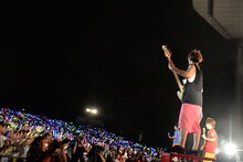 「Juke DISH// Box ～奇跡の全55曲!! オール再生!! in 東西野音～」の様子。