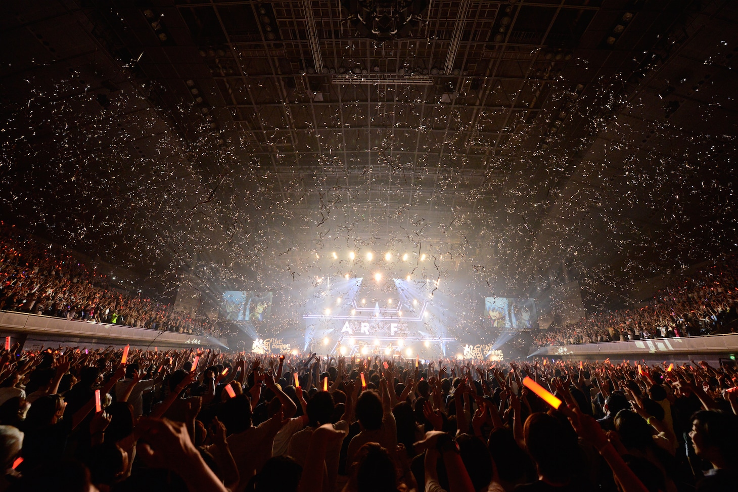 「ANI-ROCK FES. 銀魂 LIVE CARNIVAL 2016」の様子。