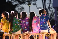 たこやきレインボー「オオサカアイドルフェスティバル 2016」の様子。