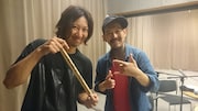 左から松田晋二（THE BACK HORN）、浦山一悟（ACIDMAN）。