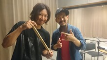 左から松田晋二（THE BACK HORN）、浦山一悟（ACIDMAN）。