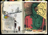 「BLACK BOOK remix」に収載されるイラスト。