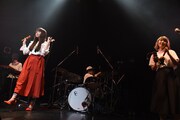 「Antique」を演奏する南波志帆とthe sparkjoy band。