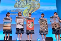 「ライオンスペシャル 第36回全国高等学校クイズ選手権 全国一斉大会」関東会場に出演する乃木坂46メンバー。