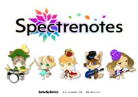 BIGMAMAをイメージしたキャラクターバンド「Spectrenotes」。