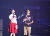 左から、司会を務めた岩本乃蒼、森圭介（日本テレビアナウンサー）（撮影：山内洋枝）