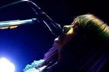 北澤ゆうほ（G, Vo）（撮影：福本和洋）