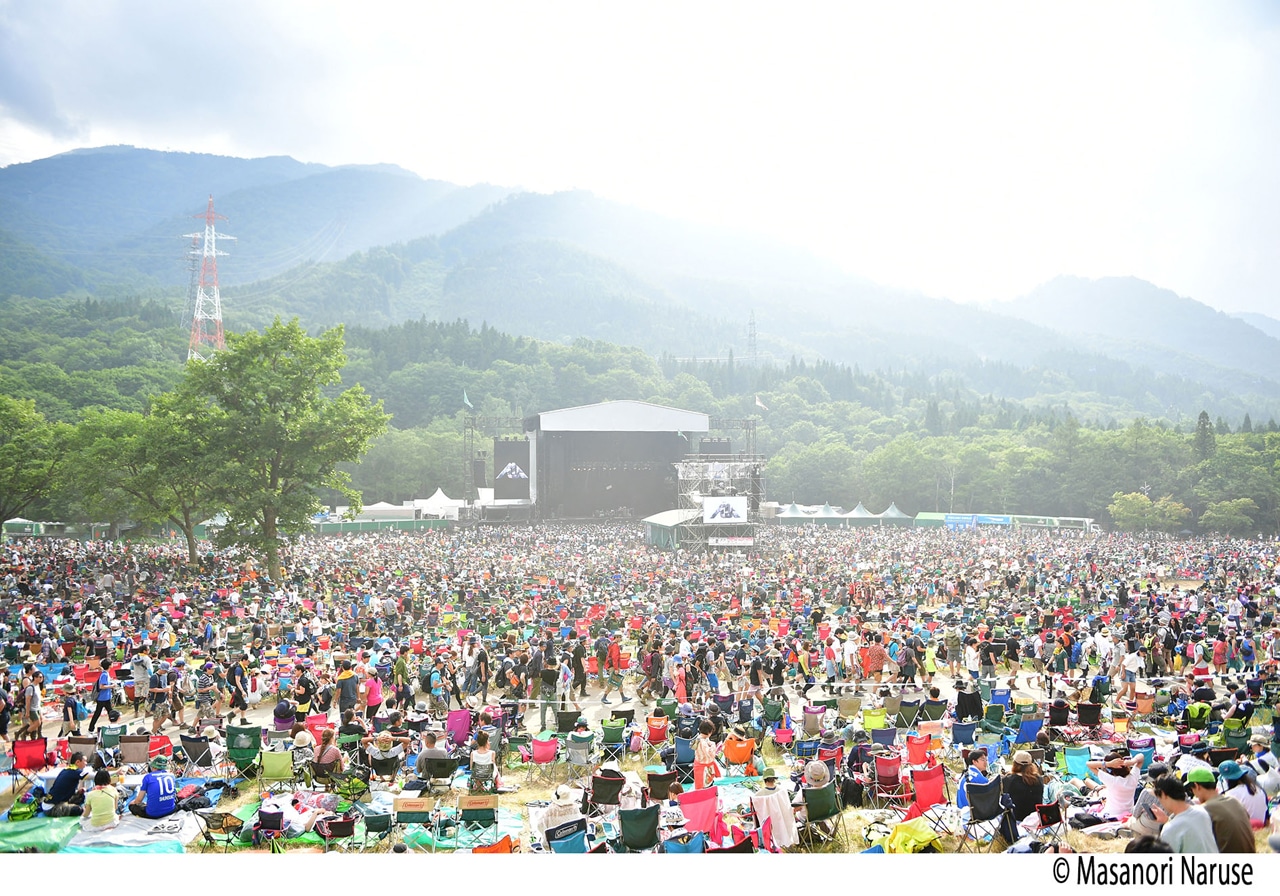 GREEN STAGEの様子。