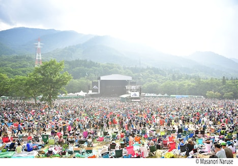 GREEN STAGEの様子。