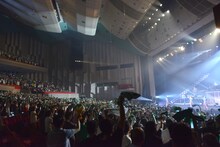 「Negicco 13th Anniversary『Road of Negiiiiii ～TADAIMA～ 2016 Summer at NHKホール』」の様子。