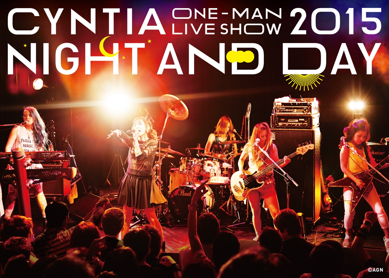 Cyntia「CYNTIA "NIGHT AND DAY" LIVE DVD」ジャケット