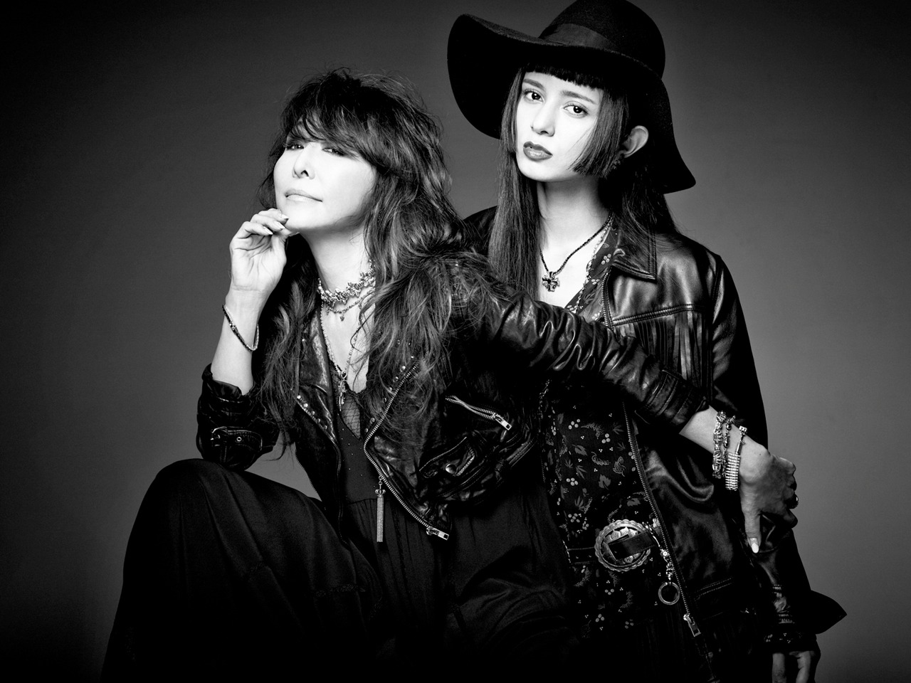 杏子とリンダ。