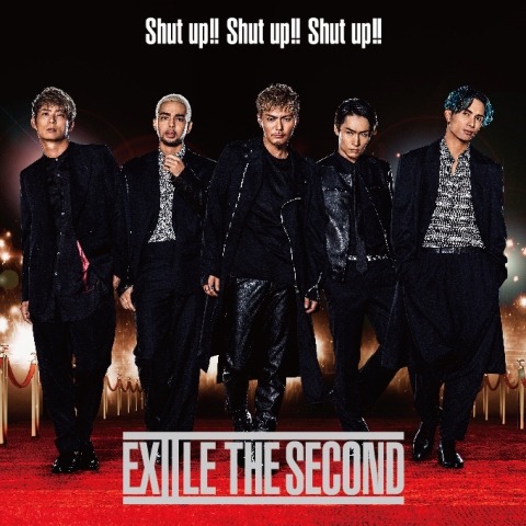 EXILE THE SECOND「Shut up!! Shut up!! Shut up!!」CD+DVDジャケット