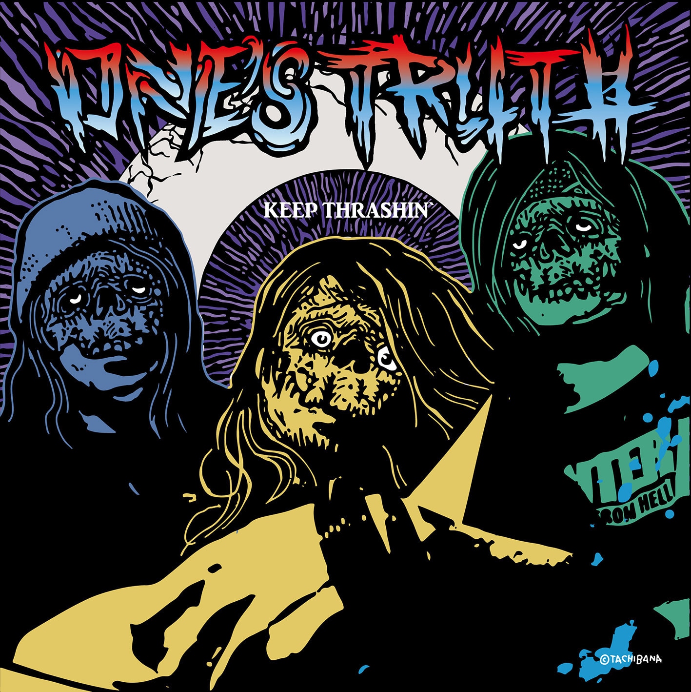 ONE'S TRUTH「KEEP THRASHIN’」ジャケット
