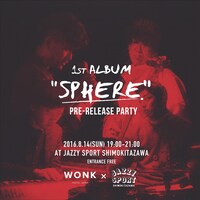 「WONK 1st アルバム『Sphere』PRE-RELEASE LIVE」告知用画像