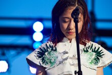 前夜祭に出演した桐嶋ノドカ。 (c)Reborn-Art Festival