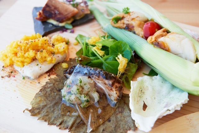 「Reborn-Art DINING」にて提供されていたメニュー。（c）Reborn-Art Festival