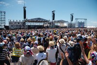 「Reborn-Art Festival × ap bank fes 2016」の様子。 (c)Reborn-Art Festival