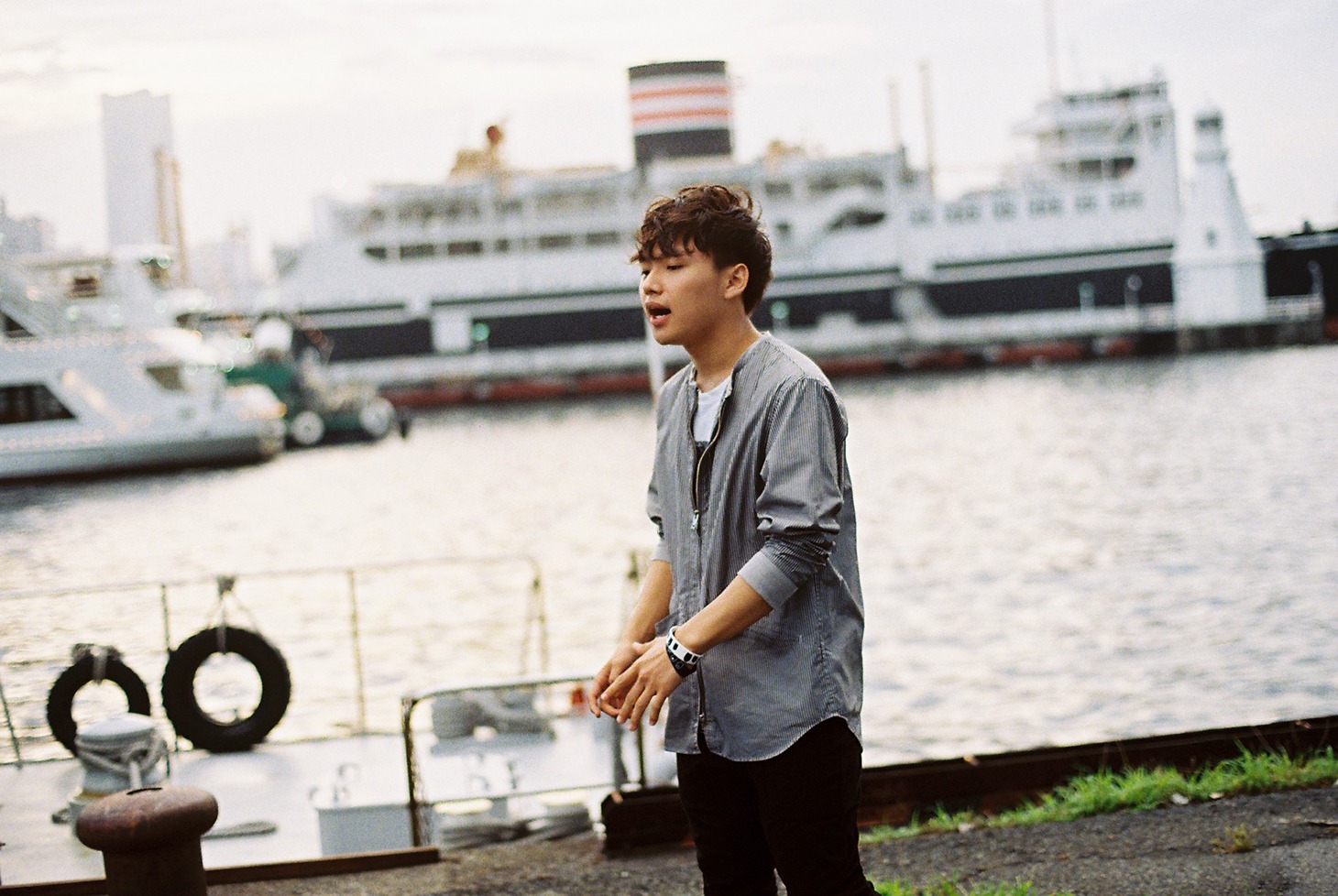「Newspeak」MVアナザーバージョン撮影中のワンシーン。（Photo by Tsugumi Matsunaga [A4A]）