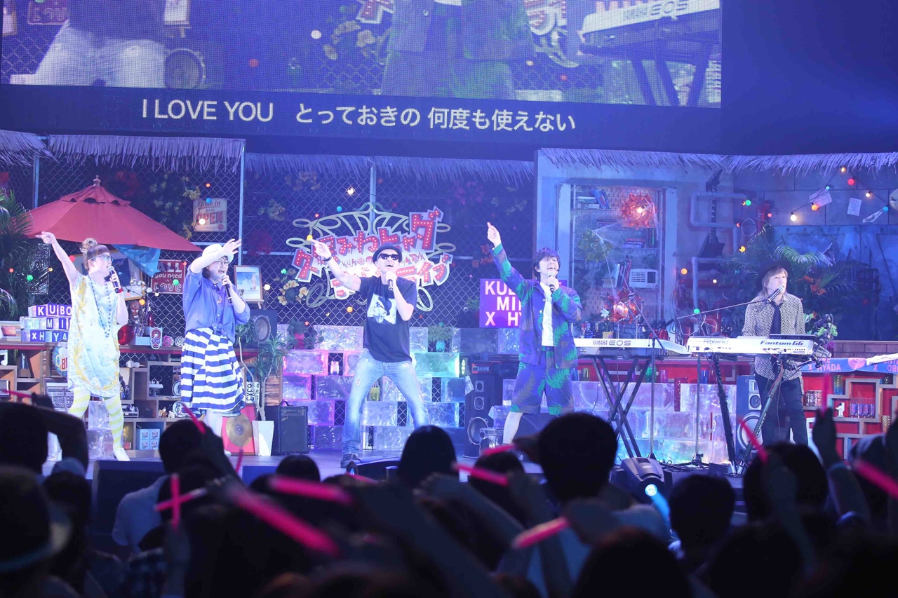 globe「Feel Like dance」をパフォーマンスする面々。（写真提供：フジテレビ）