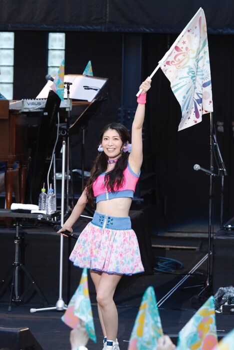 茅原実里「SUMMER DREAM 4」の様子。（撮影：草刈雅之）